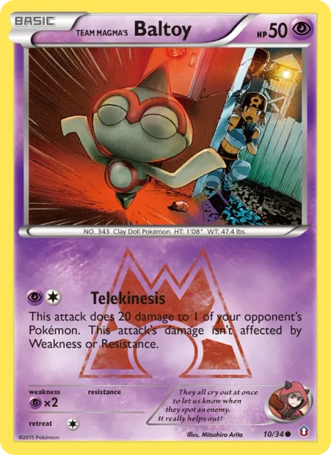 Team Magma's Baltoy [Telekinesis]