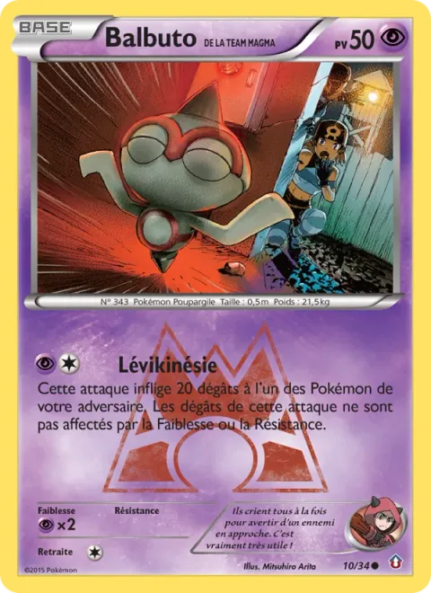 Team Magma's Baltoy [Telekinesis]