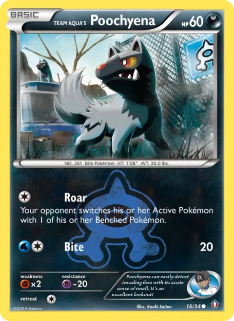 Team Aqua's Poochyena [Roar | Bite]
