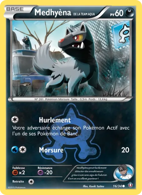 Team Aqua's Poochyena [Roar | Bite]