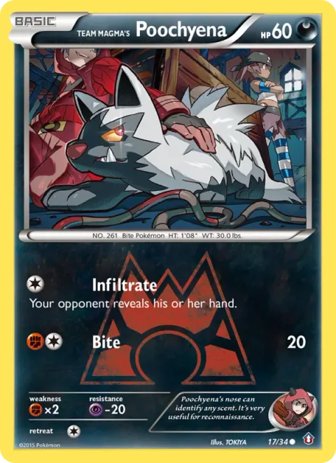 Team Magma's Poochyena [Infiltrate | Bite]