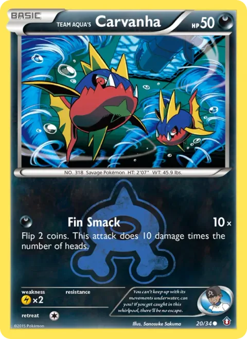 Team Aqua's Carvanha [Fin Smack]