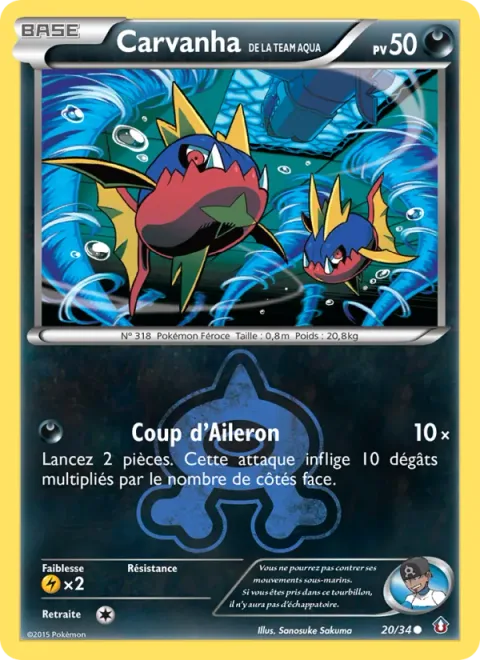 Team Aqua's Carvanha [Fin Smack]