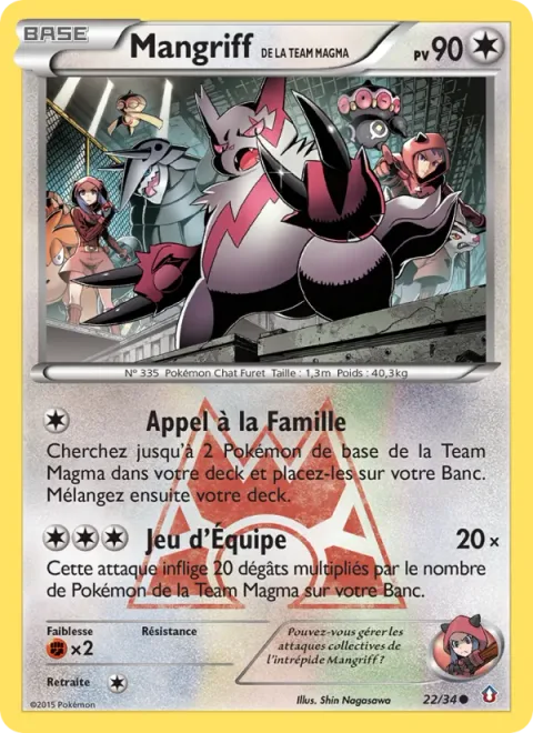 Team Magma's Zangoose [Call for Family | Team Play]