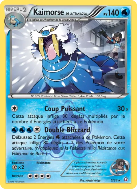 Team Aqua's Walrein [Power Blow | Dual Blizzard]