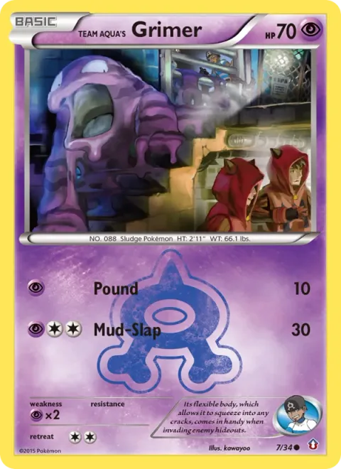 Team Aqua's Grimer [Pound | Mud-Slap]