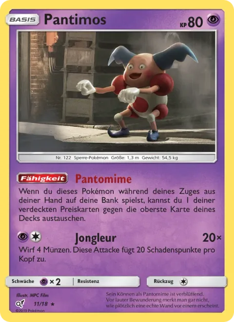 Mr. Mime [Pantomime | Juggling]