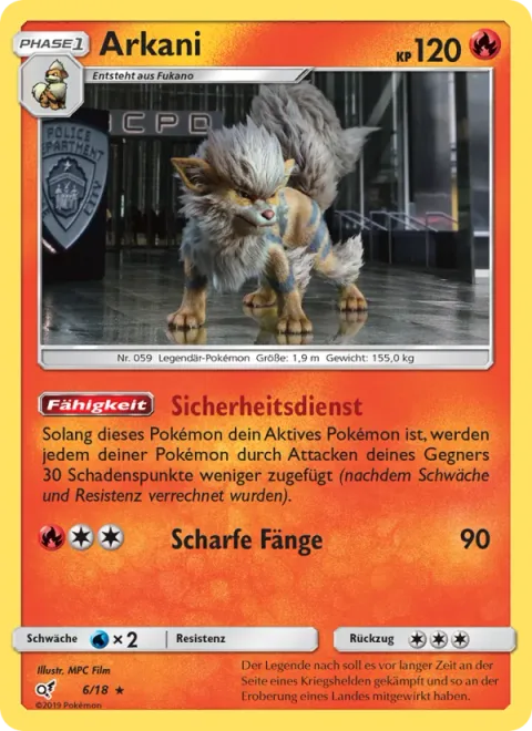 Arcanine [Security Guard | Sharp Fang]