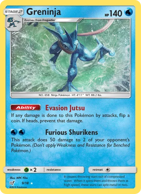 Greninja [Evasion Jutsu | Furious Shurikens]