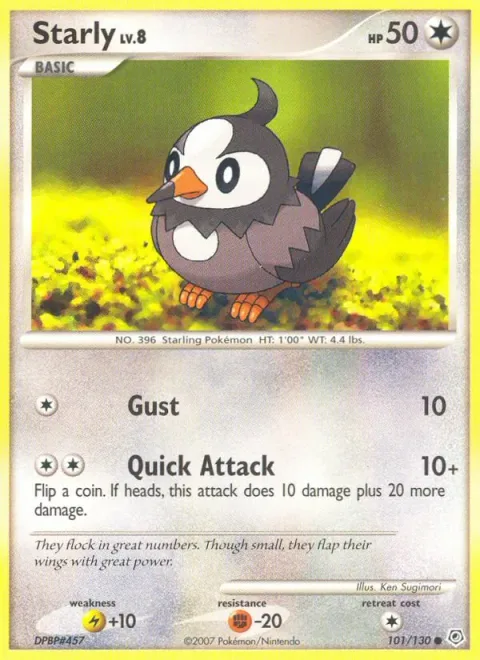 Starly Lv.8 [Gust | Quick Attack]