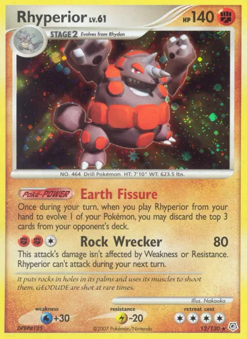 Rhyperior Lv.61 [Earth Fissure | Rock Wrecker]