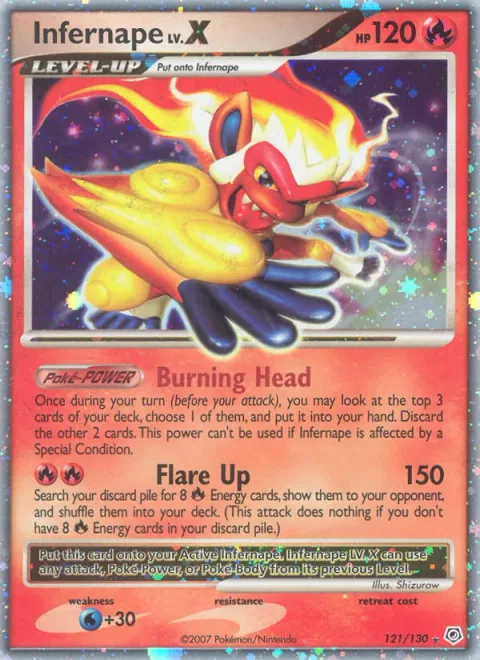 Infernape LV.X [Burning Head | Flare Up]