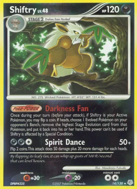 Shiftry Lv.48 [Darkness Fan | Spirit Dance]