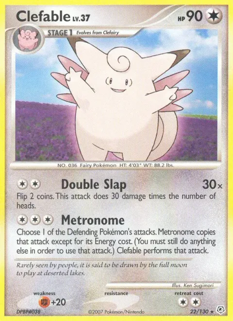 Clefable Lv.37 [Double Slap | Metronome]
