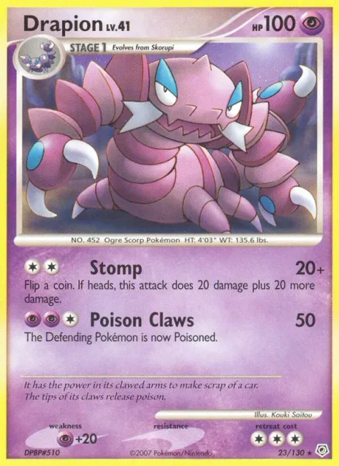 Drapion Lv.41 [Stomp | Poison Claws]