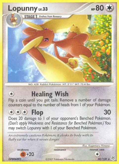 Lopunny Lv.33 [Healing Wish | Flop]