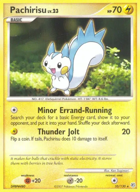 Pachirisu Lv.23 [Minor Errand-Running | Thunder Jolt]