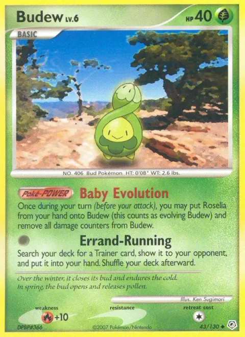 Budew Lv.6 [Baby Evolution | Errand-Running]