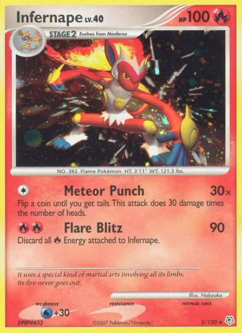 Infernape Lv.40 [Meteor Punch | Flare Blitz]