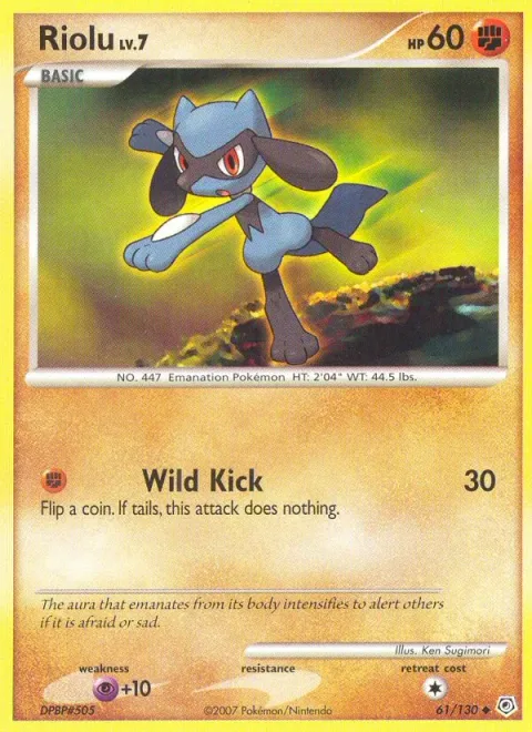 Riolu Lv.7 [Wild Kick]