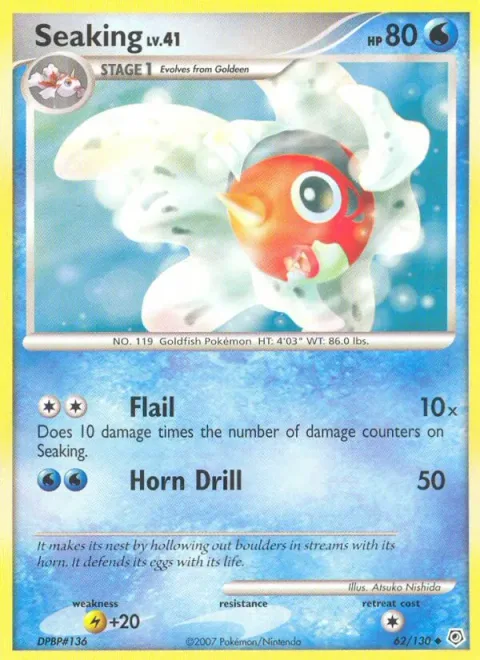 Seaking Lv.41 [Flail | Horn Drill]