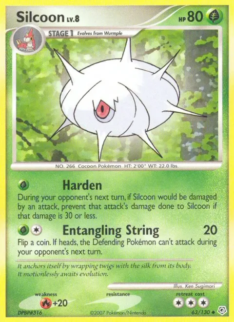 Silcoon Lv.8 [Harden | Entangling String]