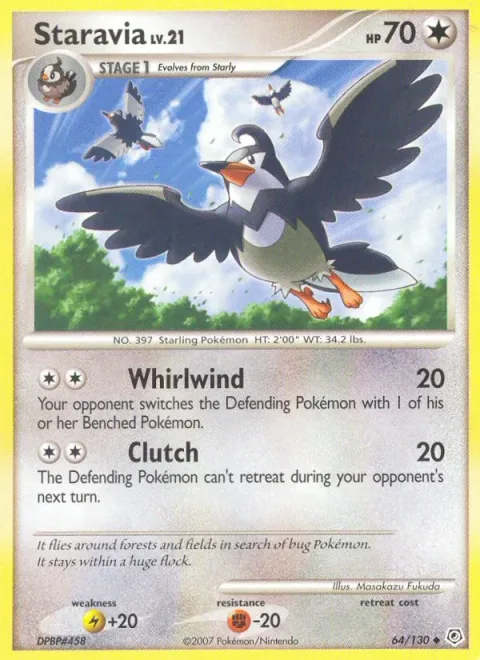 Staravia Lv.21 [Whirlwind | Clutch]