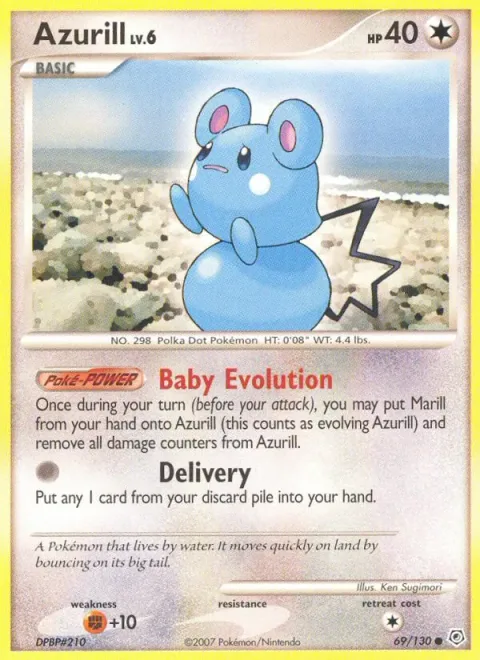 Azurill Lv.6 [Baby Evolution | Delivery]