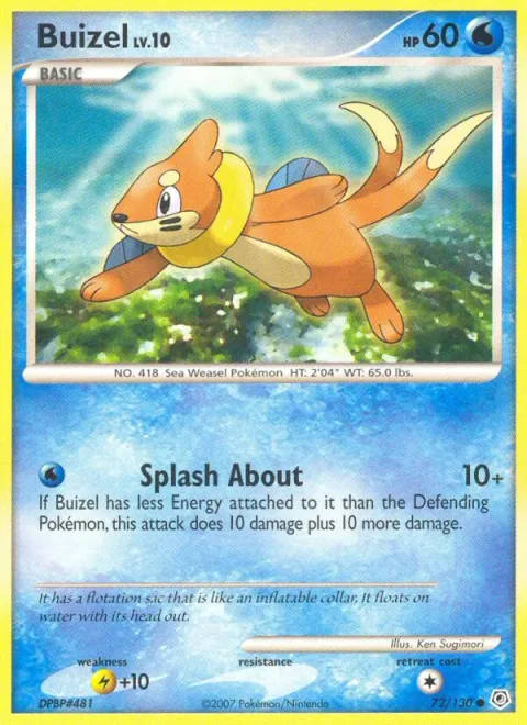 Buizel Lv.10 [Splash About]