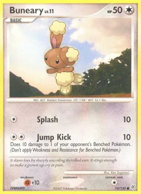 Buneary Lv.11 [Splash | Jump Kick]