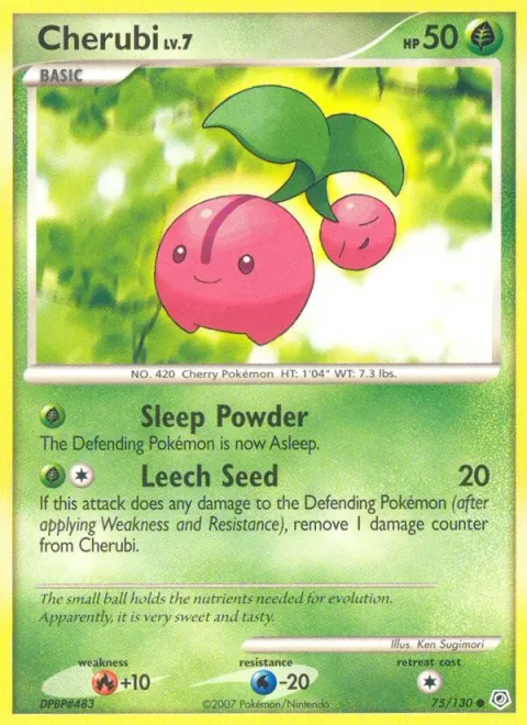 Cherubi Lv.7 [Sleep Powder | Leech Seed]