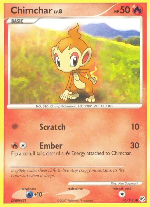 Chimchar Lv.8 [Scratch | Ember]