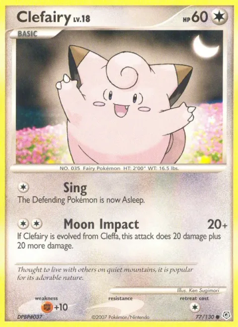 Clefairy Lv.18 [Sing | Moon Impact]