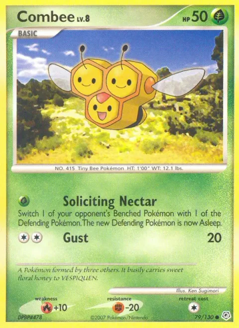 Combee Lv.8 [Soliciting Nectar | Gust]