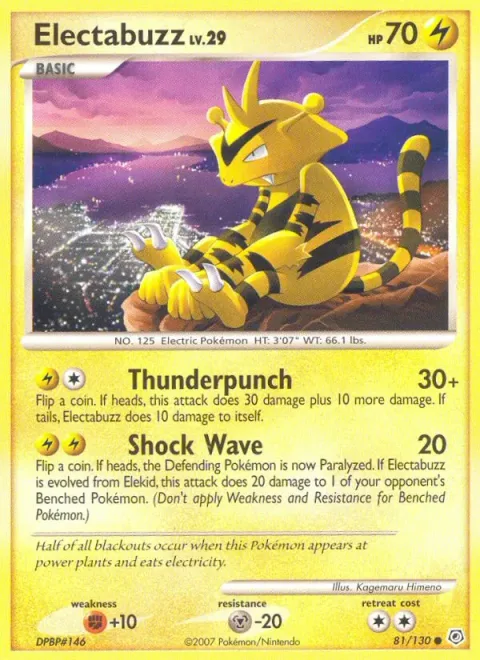 Electabuzz Lv.29 [Thunderpunch | Shock Wave]