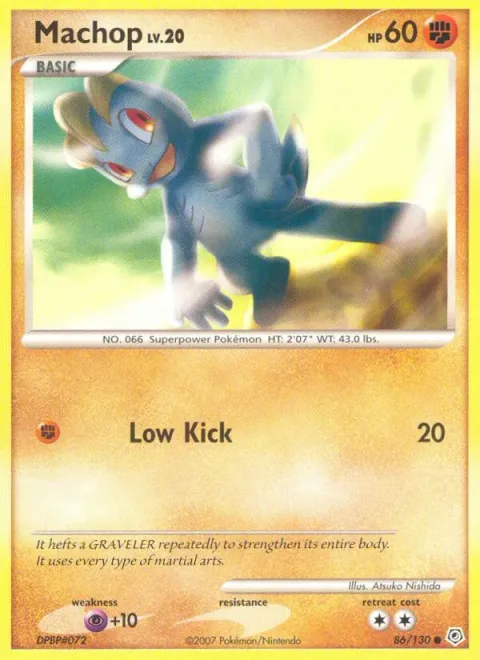 Machop Lv.20 [Low Kick]