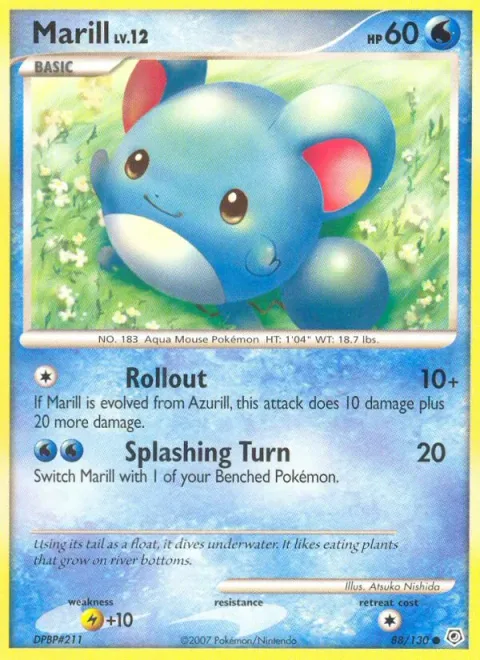Marill Lv.12 [Rollout | Splashing Turn]