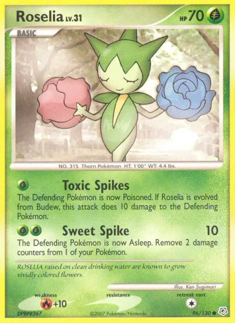 Roselia Lv.31 [Toxic Spikes | Sweet Spike]