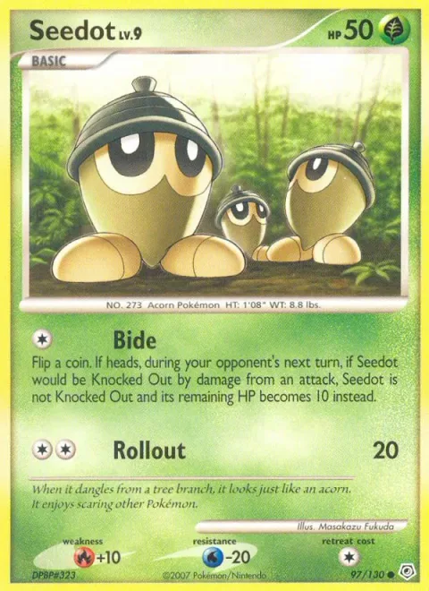 Seedot Lv.9 [Bide | Rollout]