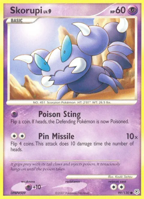 Skorupi Lv.9 [Poison Sting | Pin Missile]