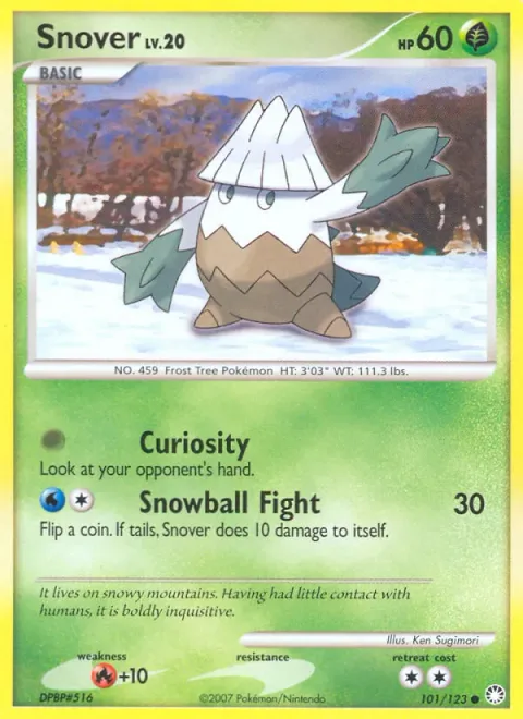 Snover Lv.20 [Curiosity | Snowball Fight]