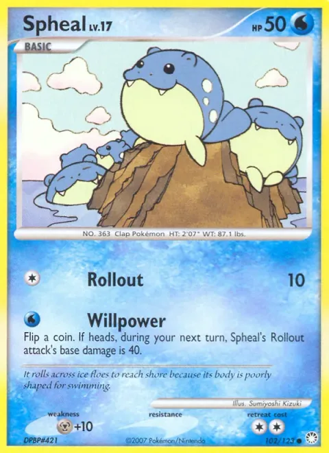 Spheal Lv.17 [Rollout | Willpower]