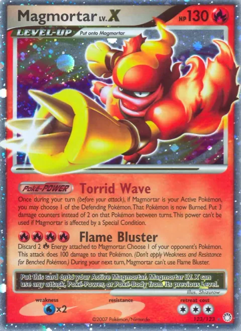 Magmortar LV.X [Torrid Wave | Flame Buster]