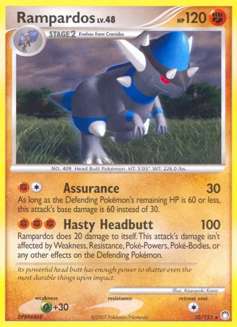 Rampardos Lv.48 [Assurance | Hasty Headbutt]