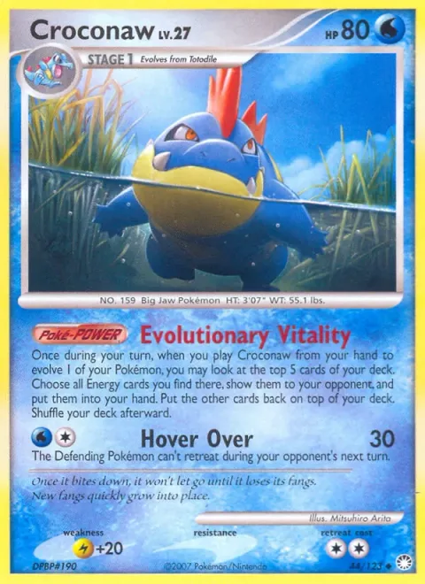 Croconaw Lv.27 [Evolutionary Vitality | Hover Over]