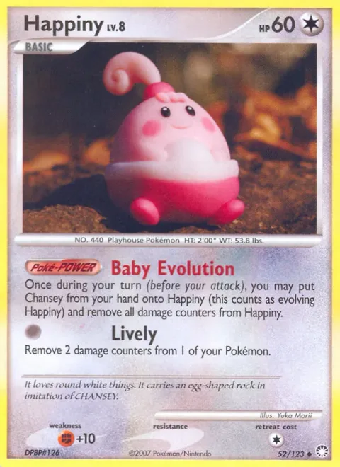 Happiny Lv.8 [Baby Evolution | Lively]