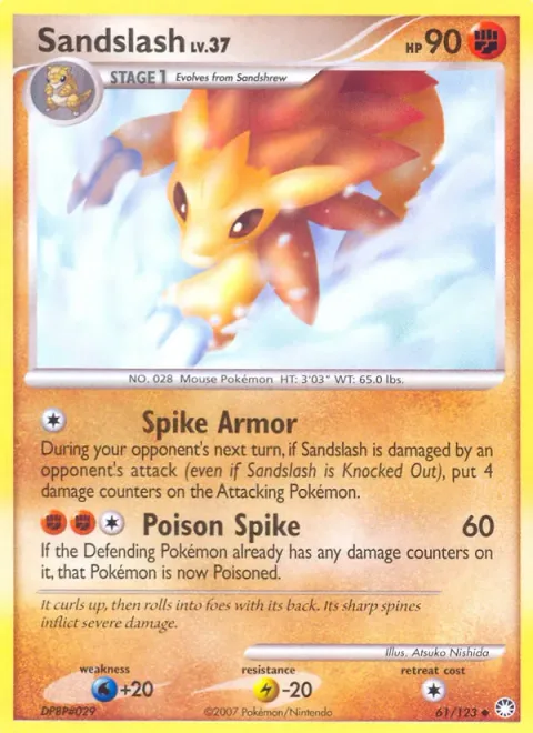 Sandslash Lv.37 [Spike Armor | Poison Spike]