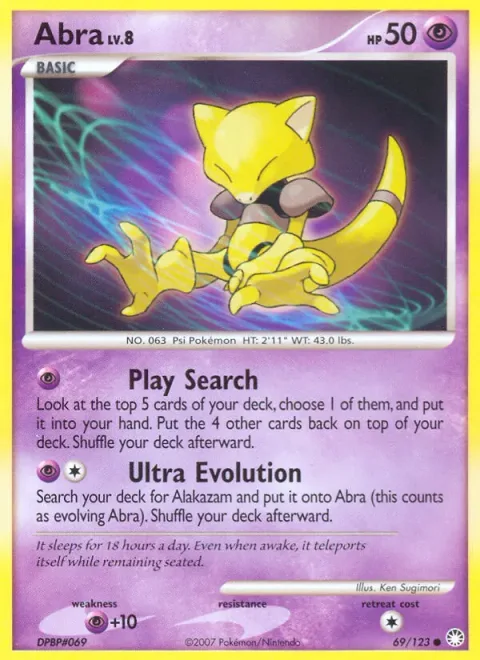 Abra Lv.8 [Play Search | Ultra Evolution]