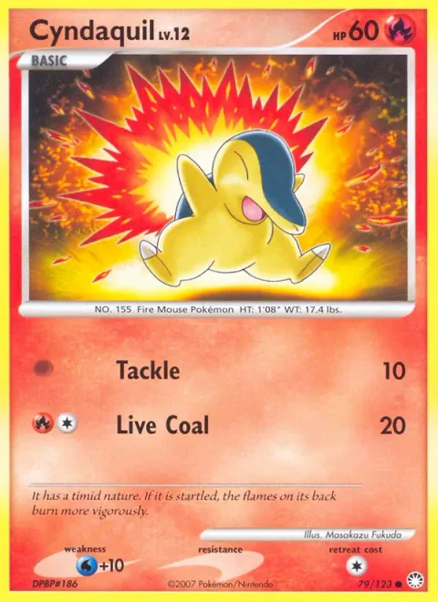 Cyndaquil Lv.12 [Tackle | Live Coal]