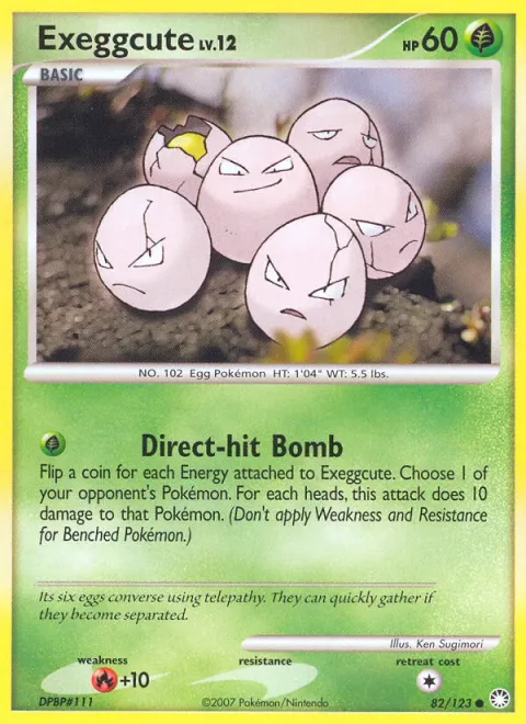 Exeggcute Lv.12 [Direct-hit Bomb]